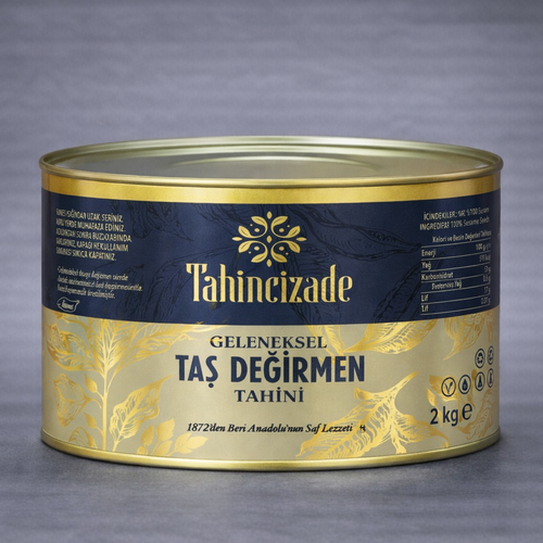Doğal Taş Değirmen Bozkır Tahin Yerli Üretim  1.5 kg (1) 