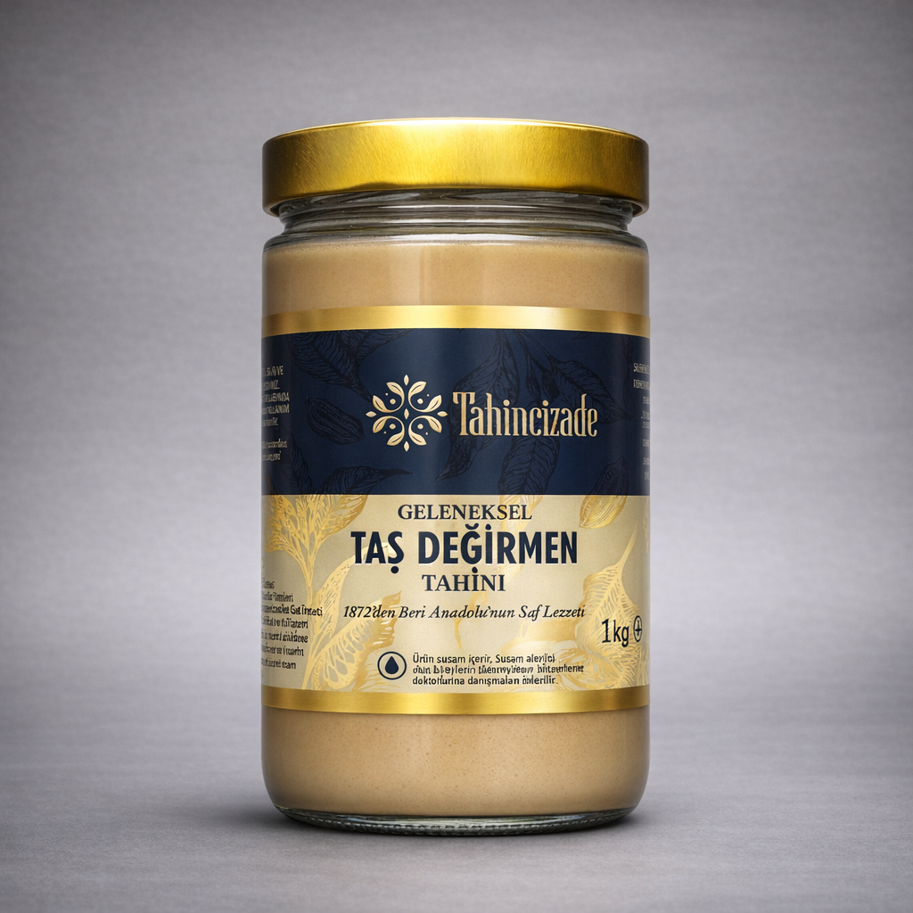 Doğal Taş Değirmen Bozkır Tahin Yerli Üretim  1 kg (1) 