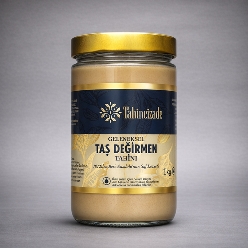 Doğal Taş Değirmen Bozkır Tahin Yerli Üretim  1 kg (1) 