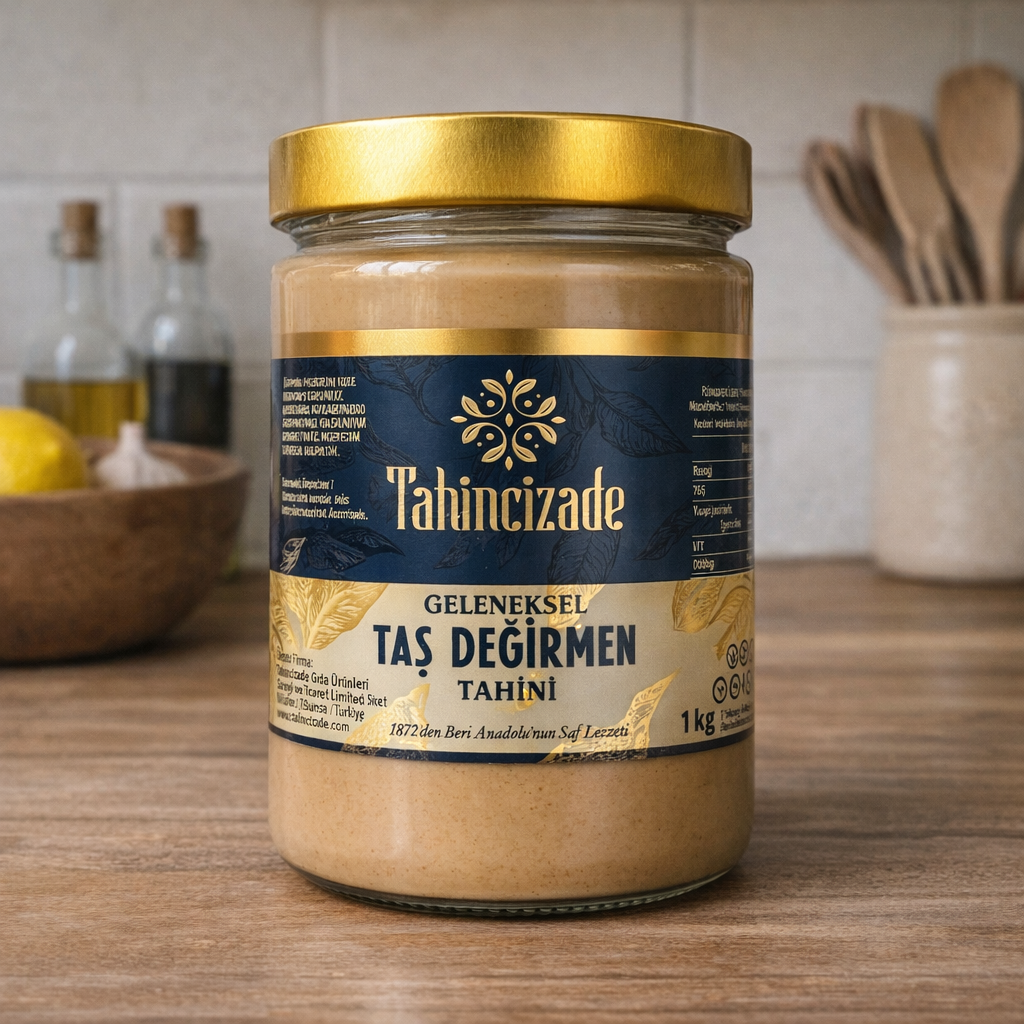 Doğal Taş Değirmen Bozkır Tahin Yerli Üretim  1 kg (2) 
