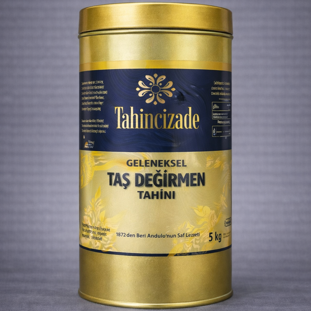 Doğal Taş Değirmen Bozkır Tahin Yerli Üretim  5 kg (1) 