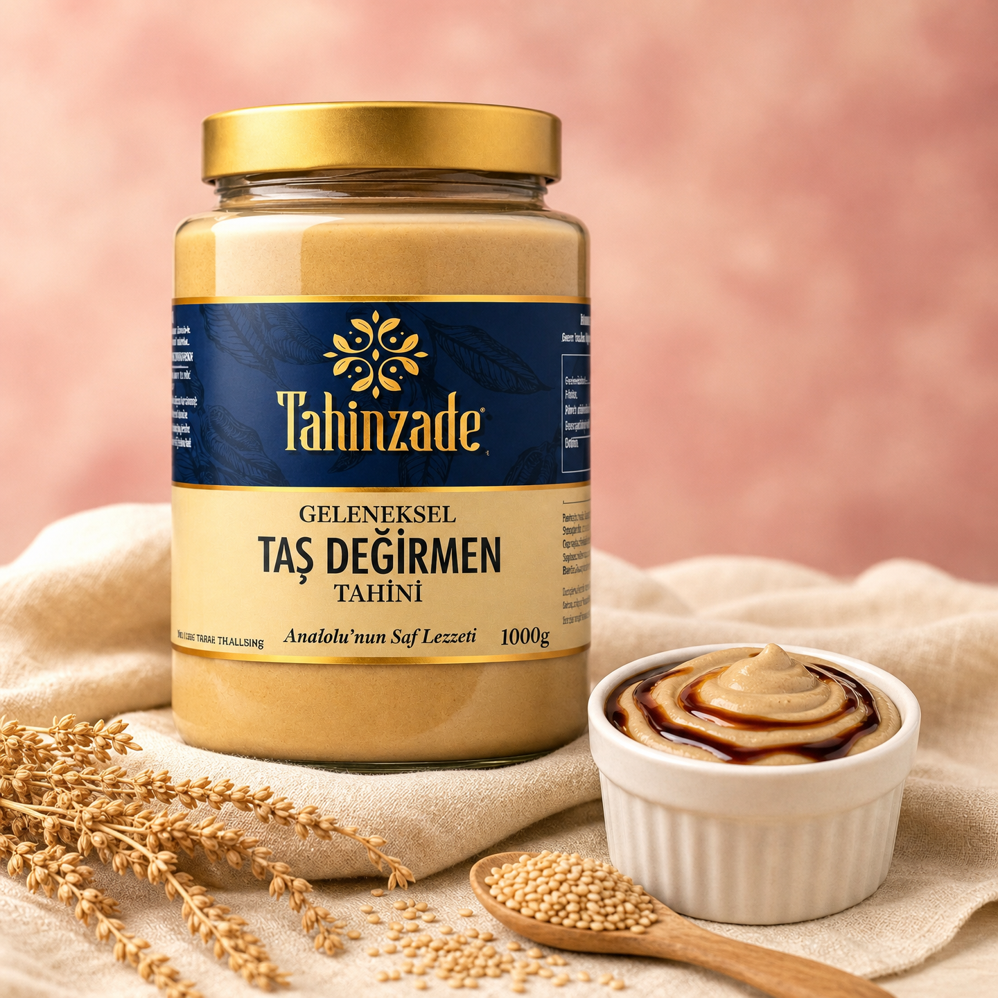 Doğal Taş Değirmen Gökova Tahin Yerli Üretim  1 kg (4) 