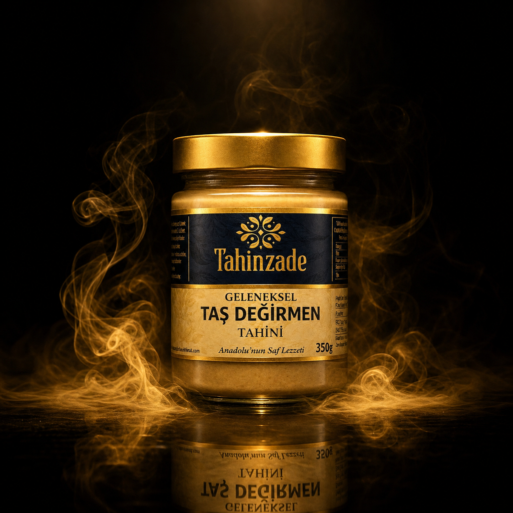 Doğal Taş Değirmen Gökova Tahin Yerli Üretim 300 g (4) 